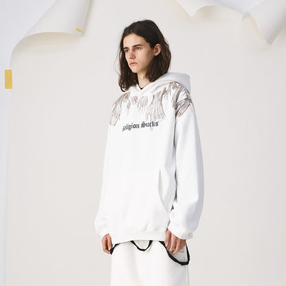 HOODIE ghost hand fleece hoodie MuddyStock