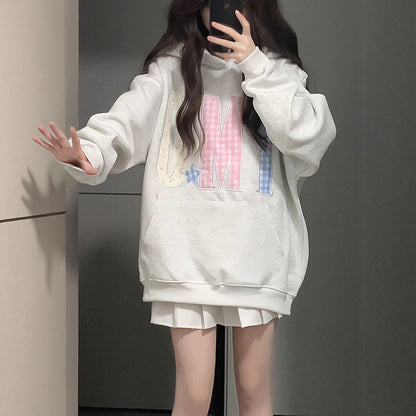 Women's Letter Embroidered Star Hoodie | MuddyStock Originals eprolo