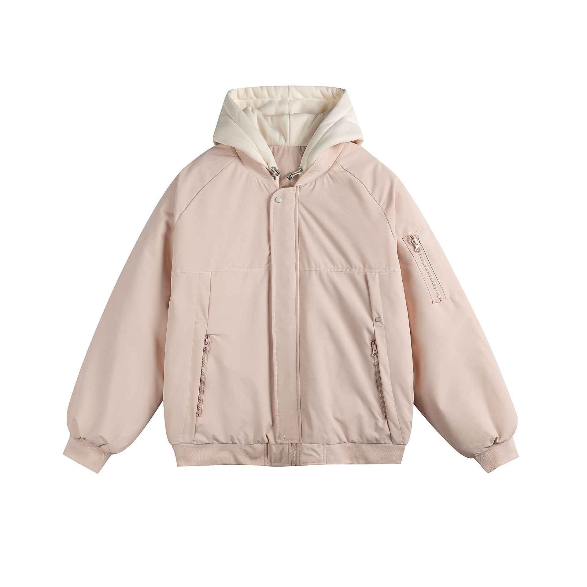 Two-piece Design Thick Warm Cotton Coat For Men And Women | MuddyStock Originals Pink MuddyStock