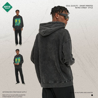 Oversize Loose and Worn Men's Hoodie | MuddyStock Originals MuddyStock