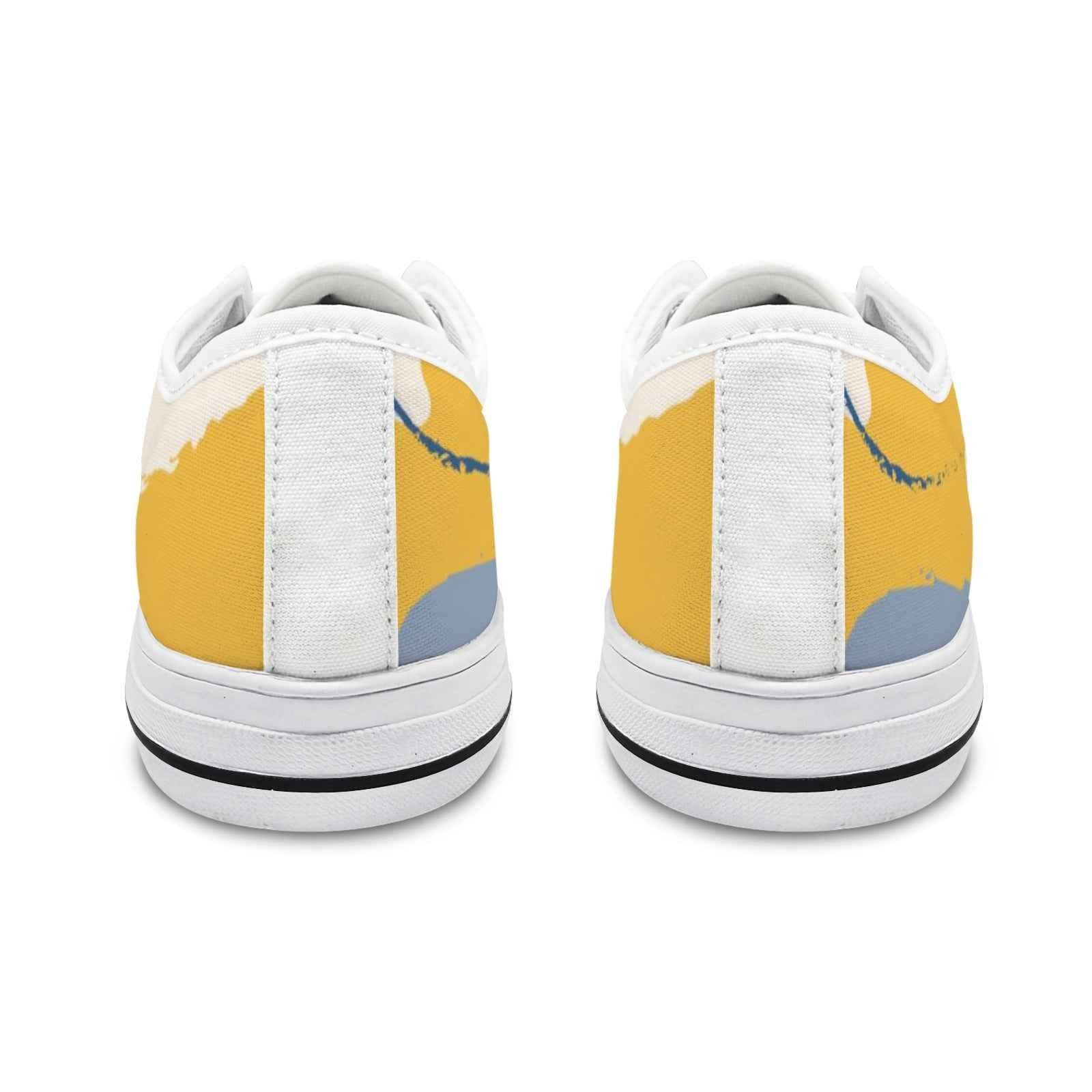 Seattle Low Top Men's Shoes With Abstract Design