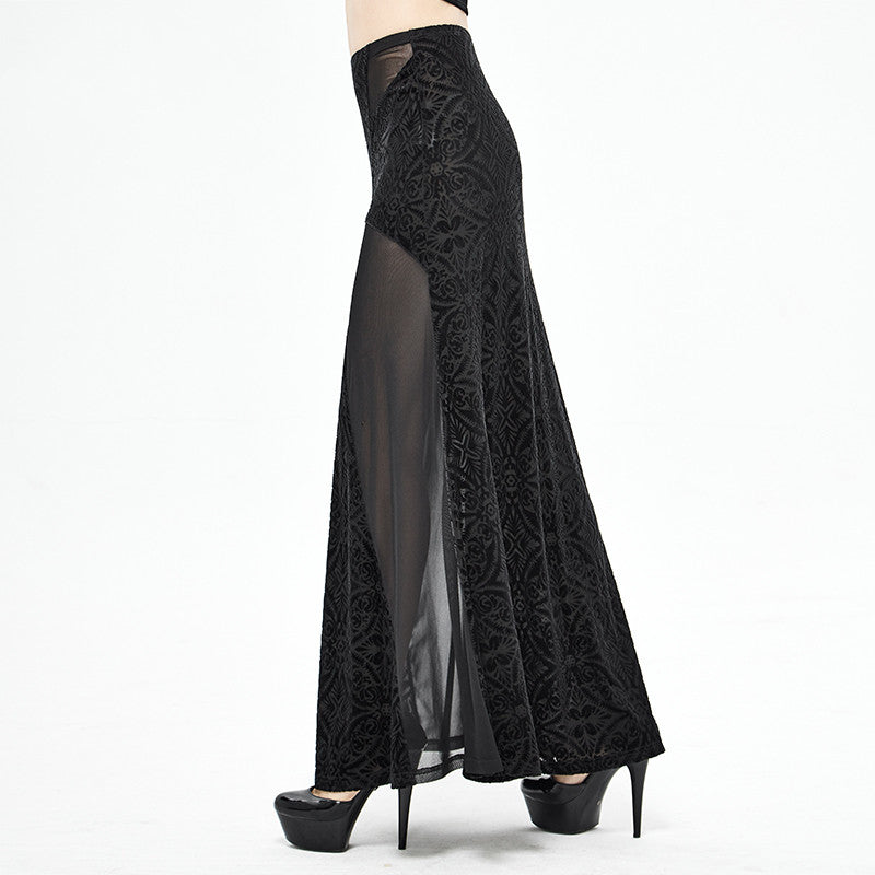 Court Cross-shaped See-through Skirt For Women All Products