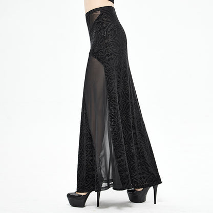 Court Cross-shaped See-through Skirt For Women All Products
