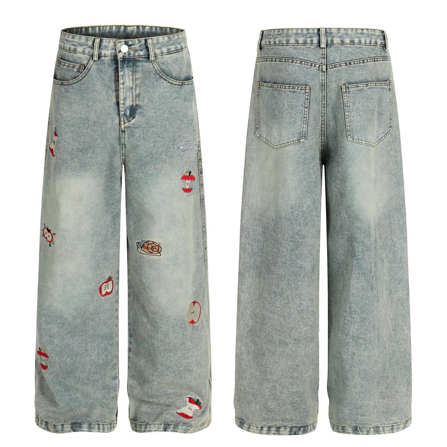 Straight Leg Washed Jeans For Women | MuddyStock Originals