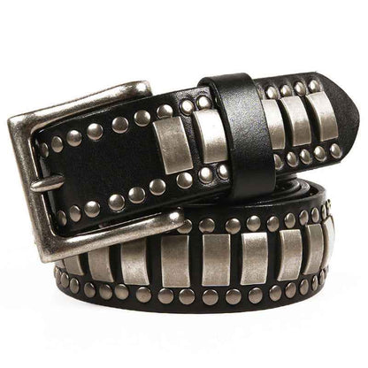 Rivet Head Men's Belt Black