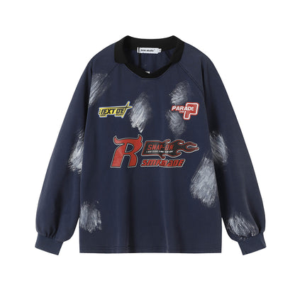 Brush Graffiti Sports Long Sleeve T-shirt For Men | MuddyStock Originals eprolo