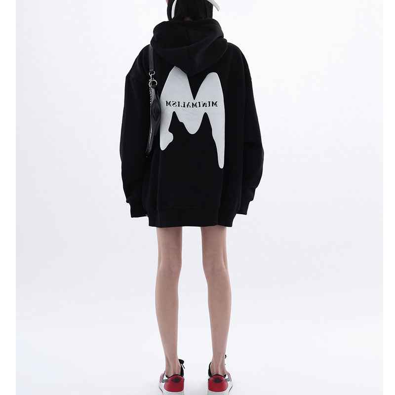 Women's Design M Foam Letters Hoodie MuddyStock