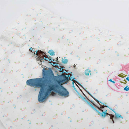 Cartoon Kitty floral print full cropped pants for women | MuddyStock Originals
