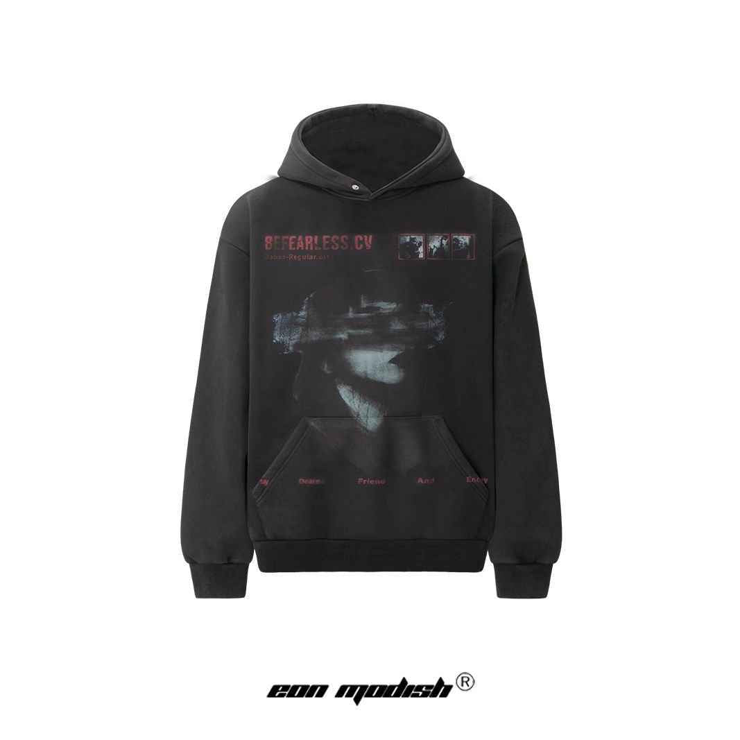 Style Conley Print Portrait Washed Hoodie For Men And Women | MuddyStock Originals MuddyStock