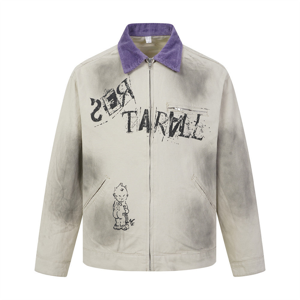 Make old and dirty canvas jacket for men | MuddyStock Originals Apricot