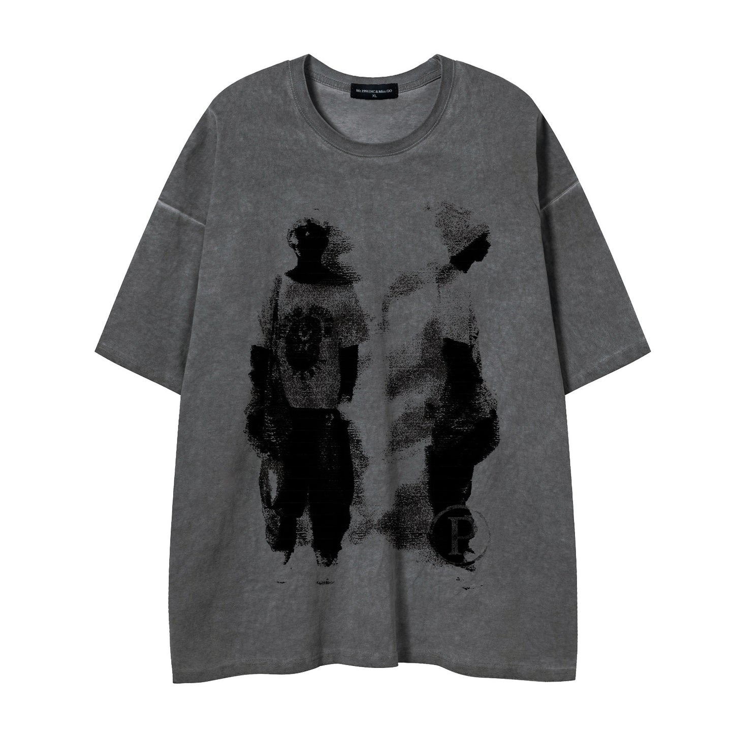 Loose casual T-shirt for men and women | MuddyStock Originals Dark Grey MuddyStock