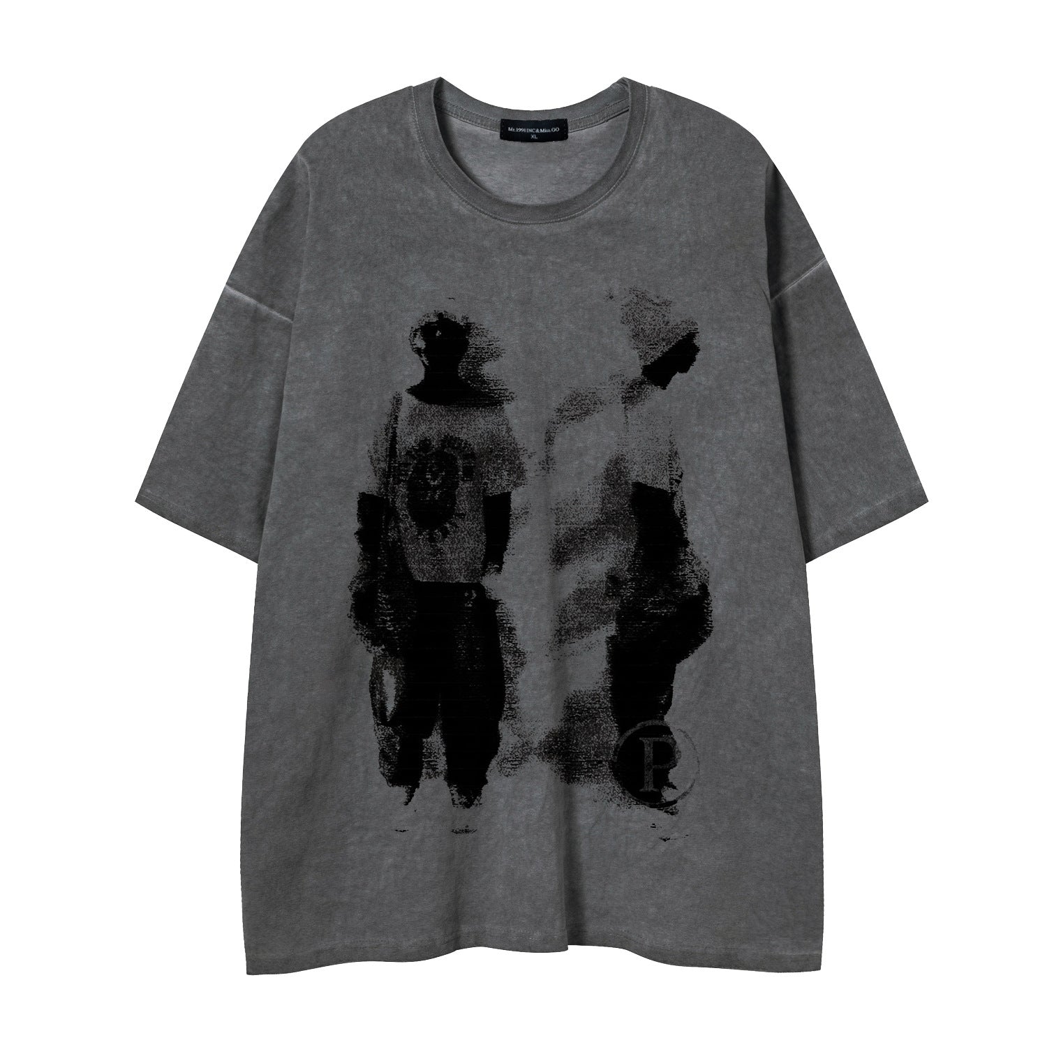 Loose casual T-shirt for men and women | MuddyStock Originals Dark Grey MuddyStock