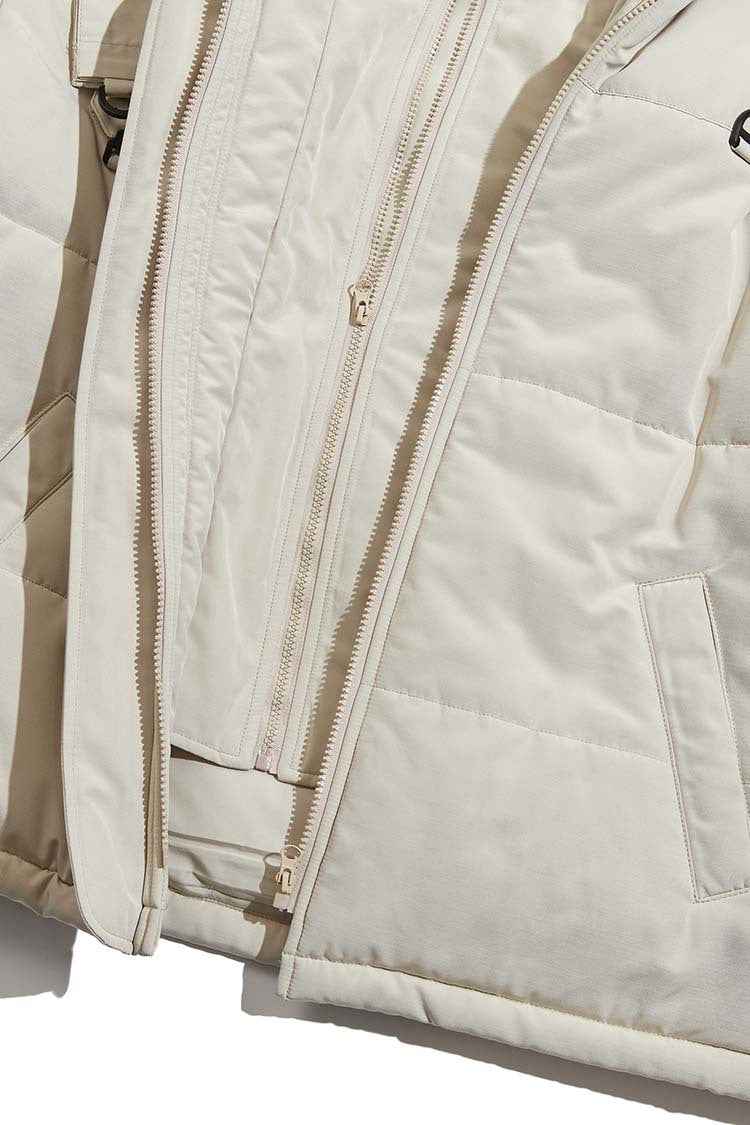 Men's Fake Two Piece Multi Pocket Thickened Jacket MuddyStock