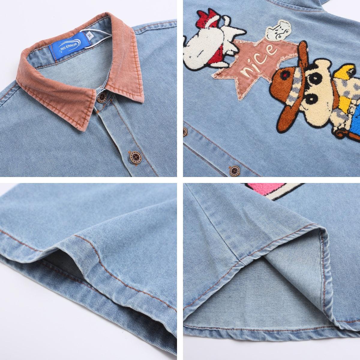 Fun Cartoon Short Sleeve Shirt For Women | MuddyStock Originals