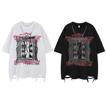 Streetwear Design Necklace Short Sleeve T-Shirt For Men | MuddyStock Originals MuddyStock