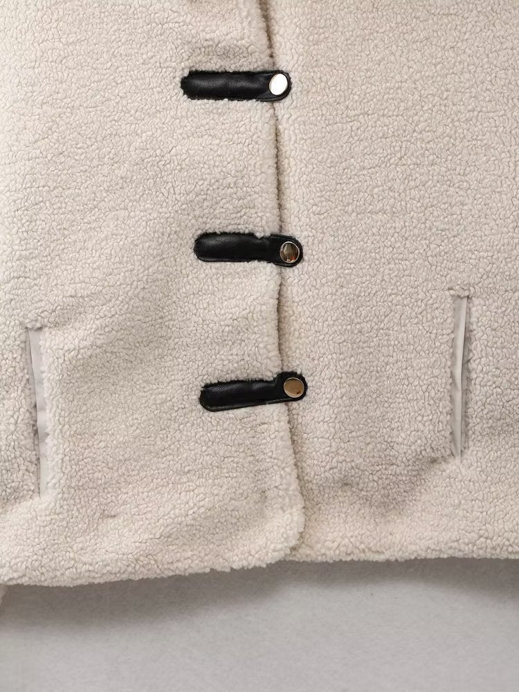 Fashionable All-match Fleece Short Jacket All Products