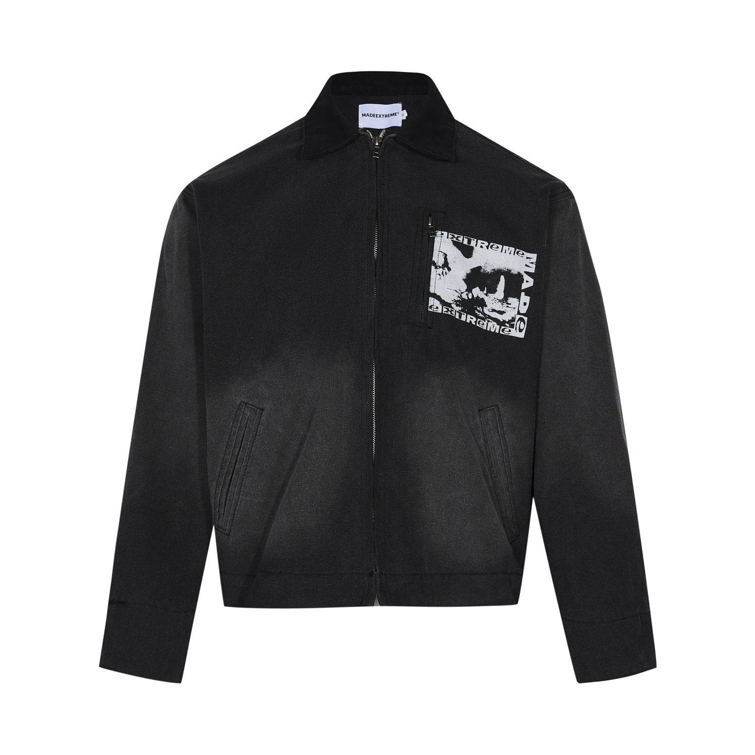 Street Thin Jacket For Men And Women Black MuddyStock