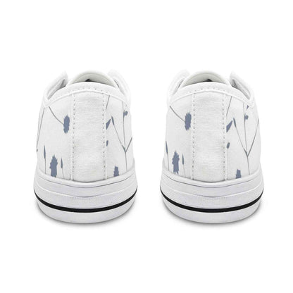 Seattle Low Top Women's Flower Design Shoes