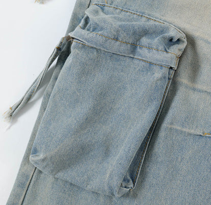 Multi Pockets Jeans For Men | MuddyStock Originals