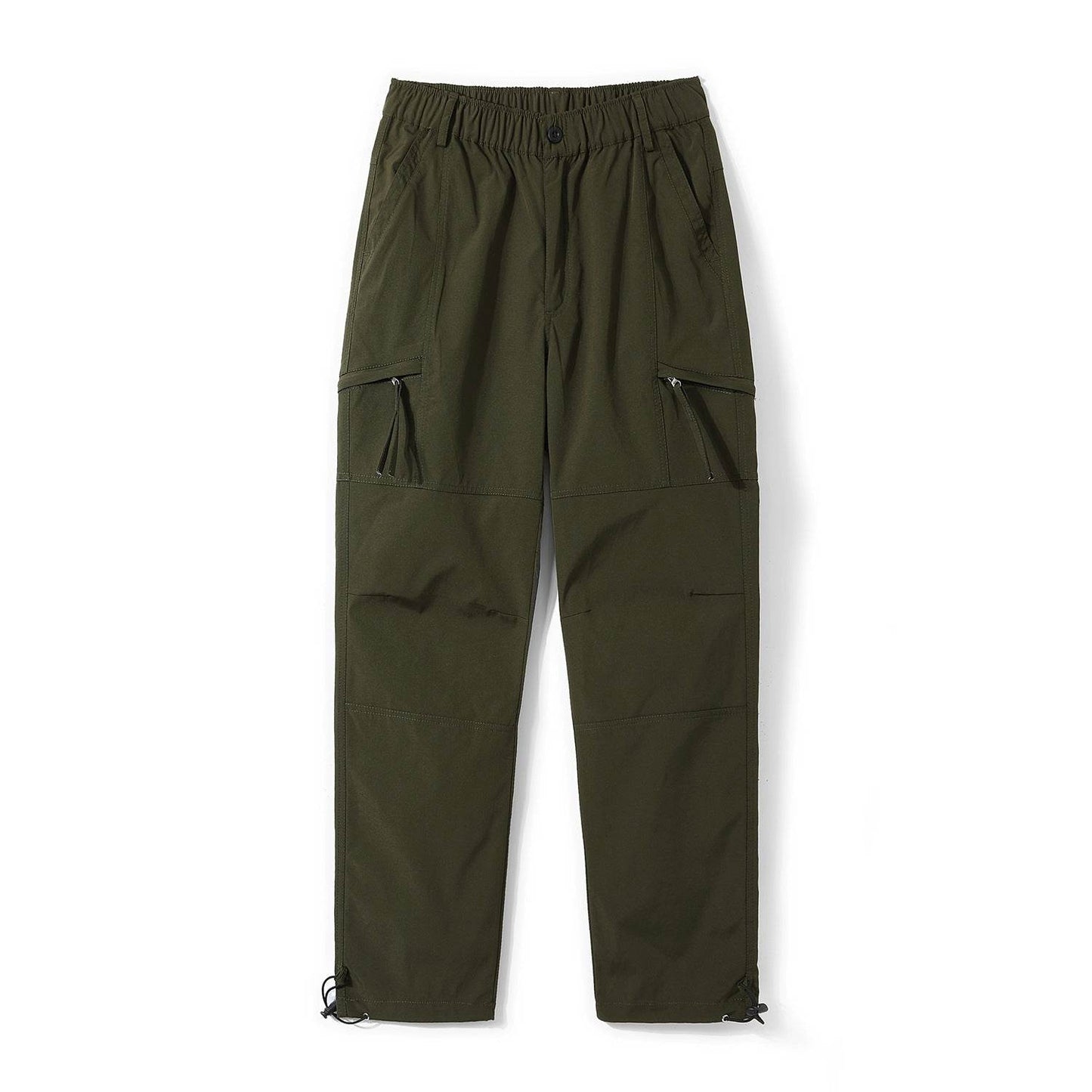 American Mechanical Style Solid Color Workwear Pants Men Army Green MuddyStock
