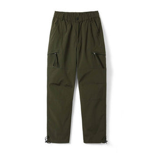 American Mechanical Style Solid Color Workwear Pants Men Army Green