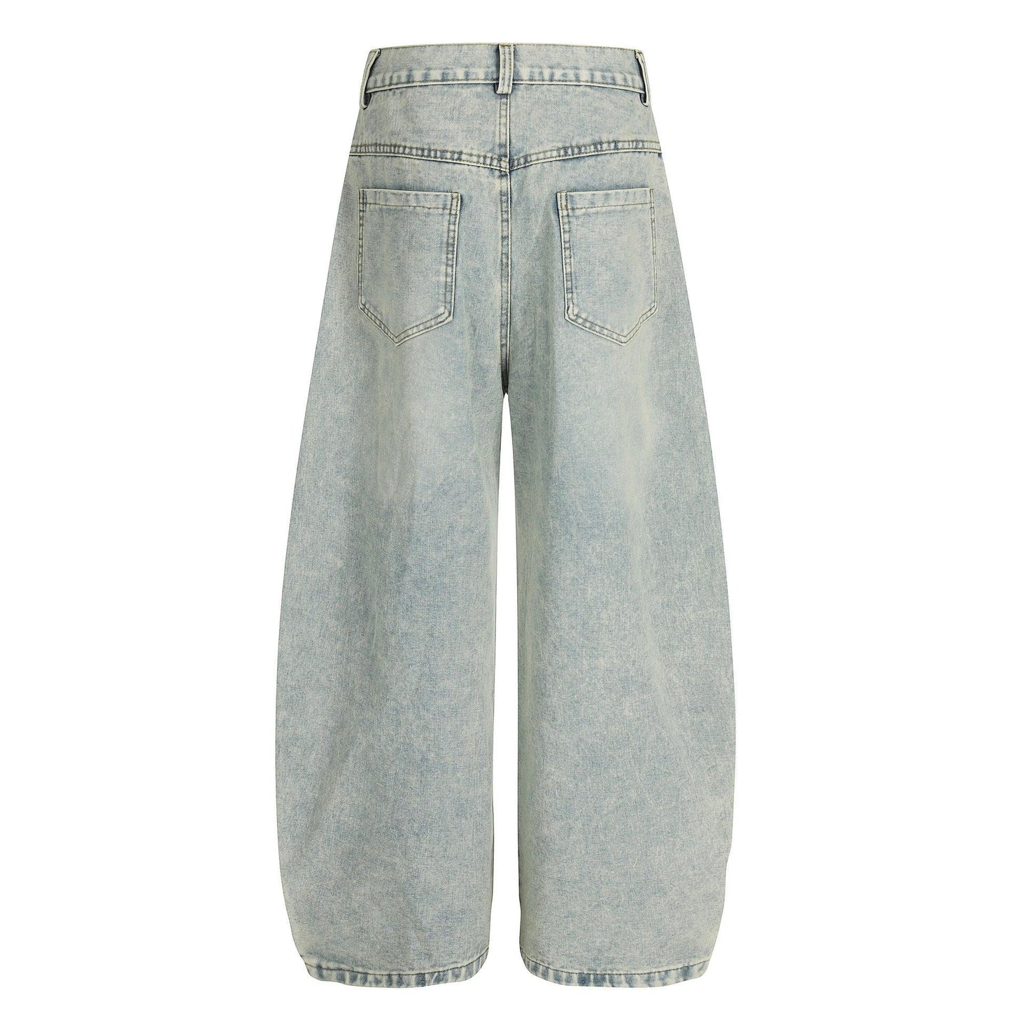Casual Letter Print Straight Cut Jeans For Women | MuddyStock Originals