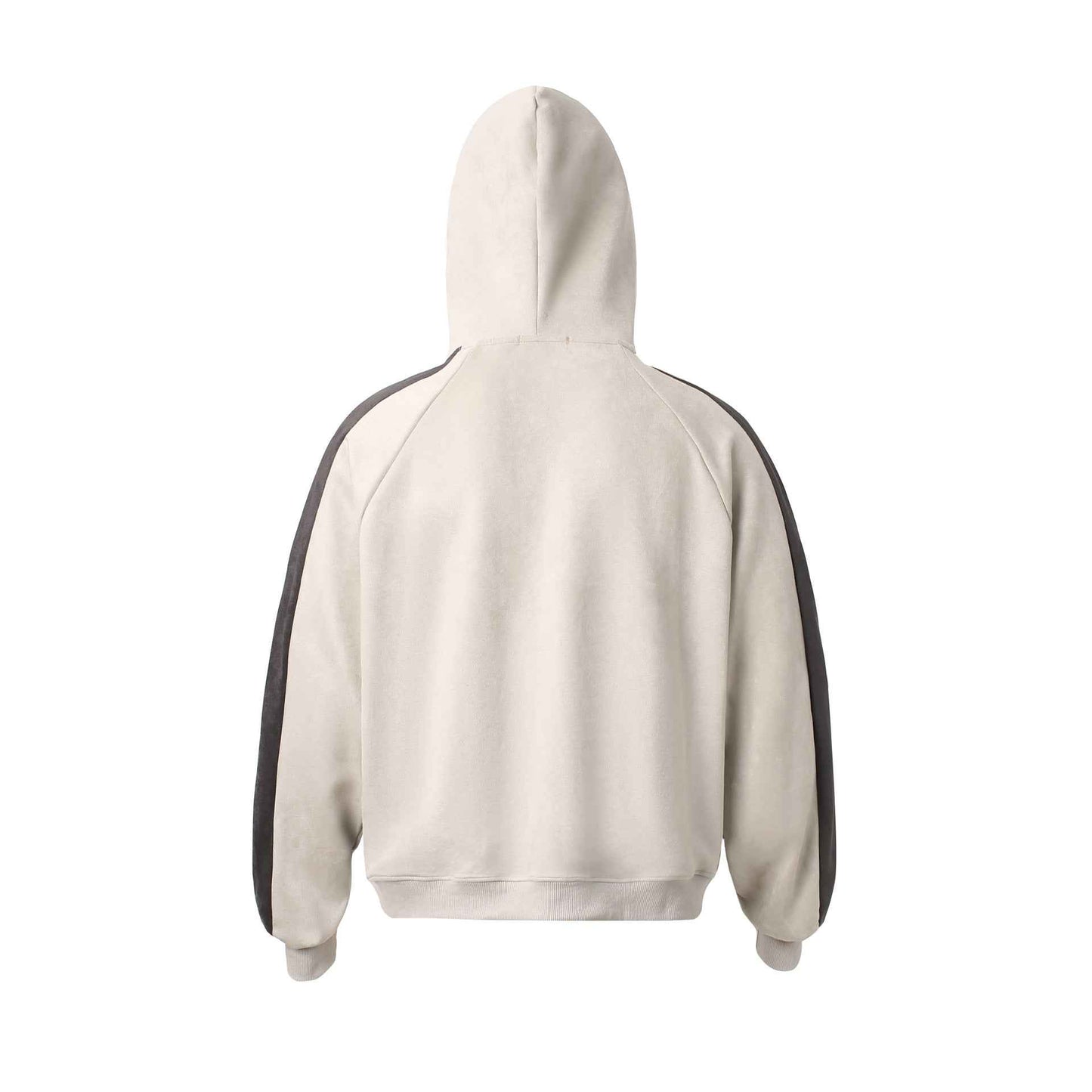 Retro Patchwork Printed Loose Fit Hooded Zip-Up Sweatshirt For Men And Women | MuddyStock Originals MuddyStock