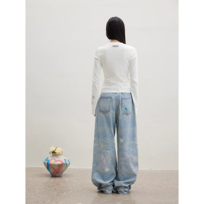 Artsy And Trendy Casual Jeans MuddyStock