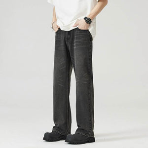 Straight Jeans For Men Black And Gray