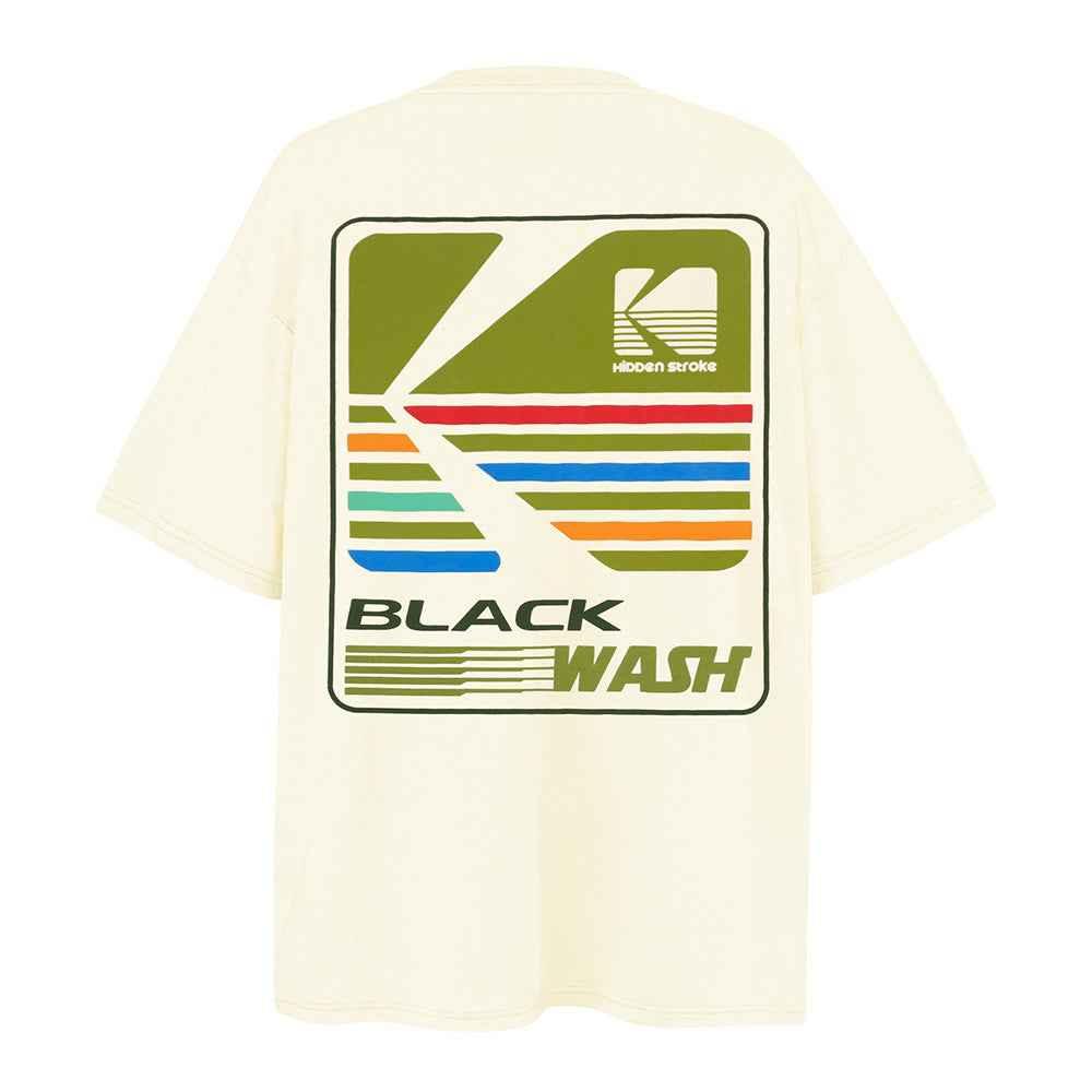 Striped Pattern Printed Short-sleeved T-shirt For Men null