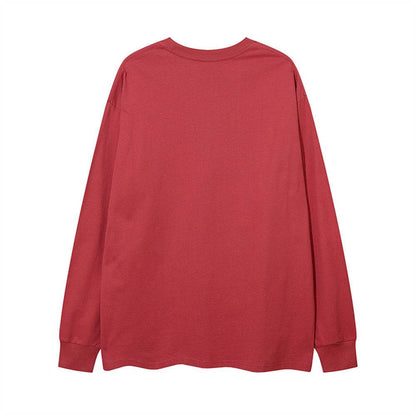 Men's Graffiti Printing Long-sleeved T-shirt For Women MuddyStock