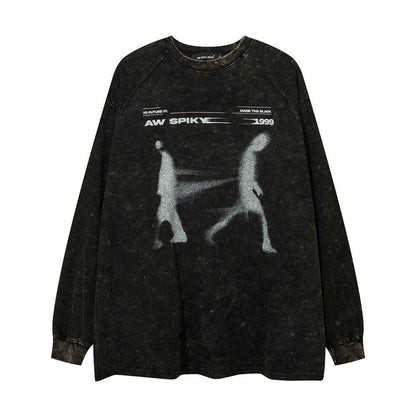 Fashion Long Sleeve T-shirt For Men And Women MuddyStock