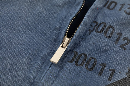 Gradient Inkjet Workwear Jacket For Men