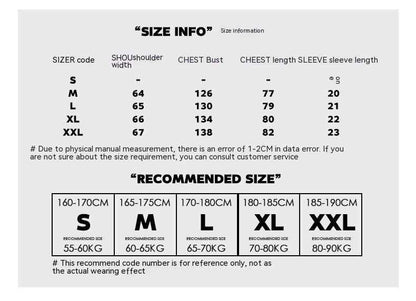 Retro Washed Text Printed Off-shoulder Loose Men's T-shirt MuddyStock