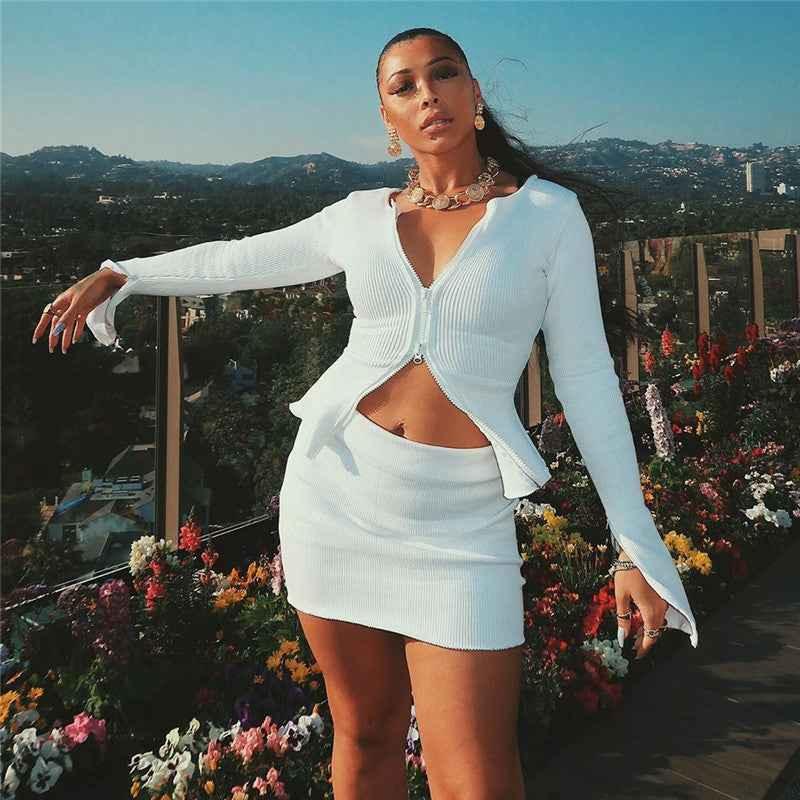 Long Sleeve Slim Knit Cardigan MuddyStock