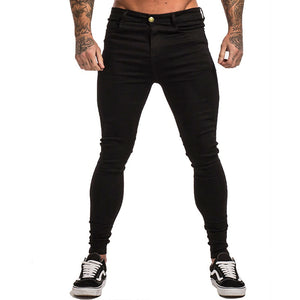 Black skinny slim jeans for men Black All Products