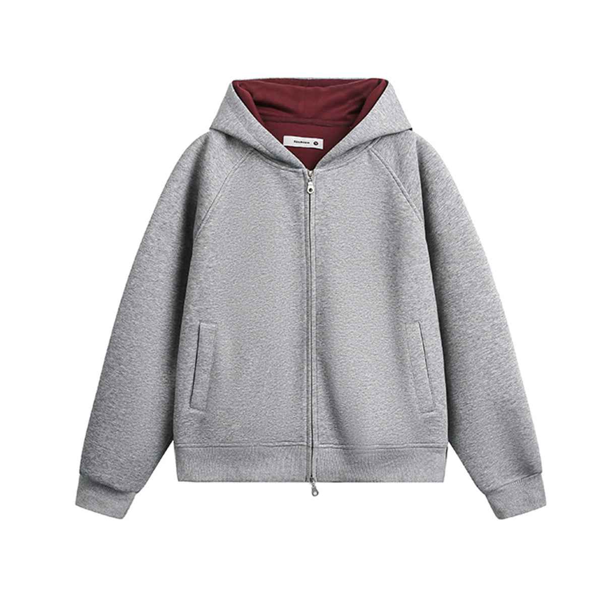 Cardigan zipper hoodie Gray eprolo