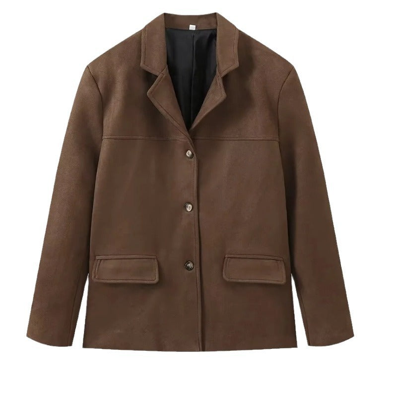 Retro suede coat for women | MuddyStock Originals MuddyStock