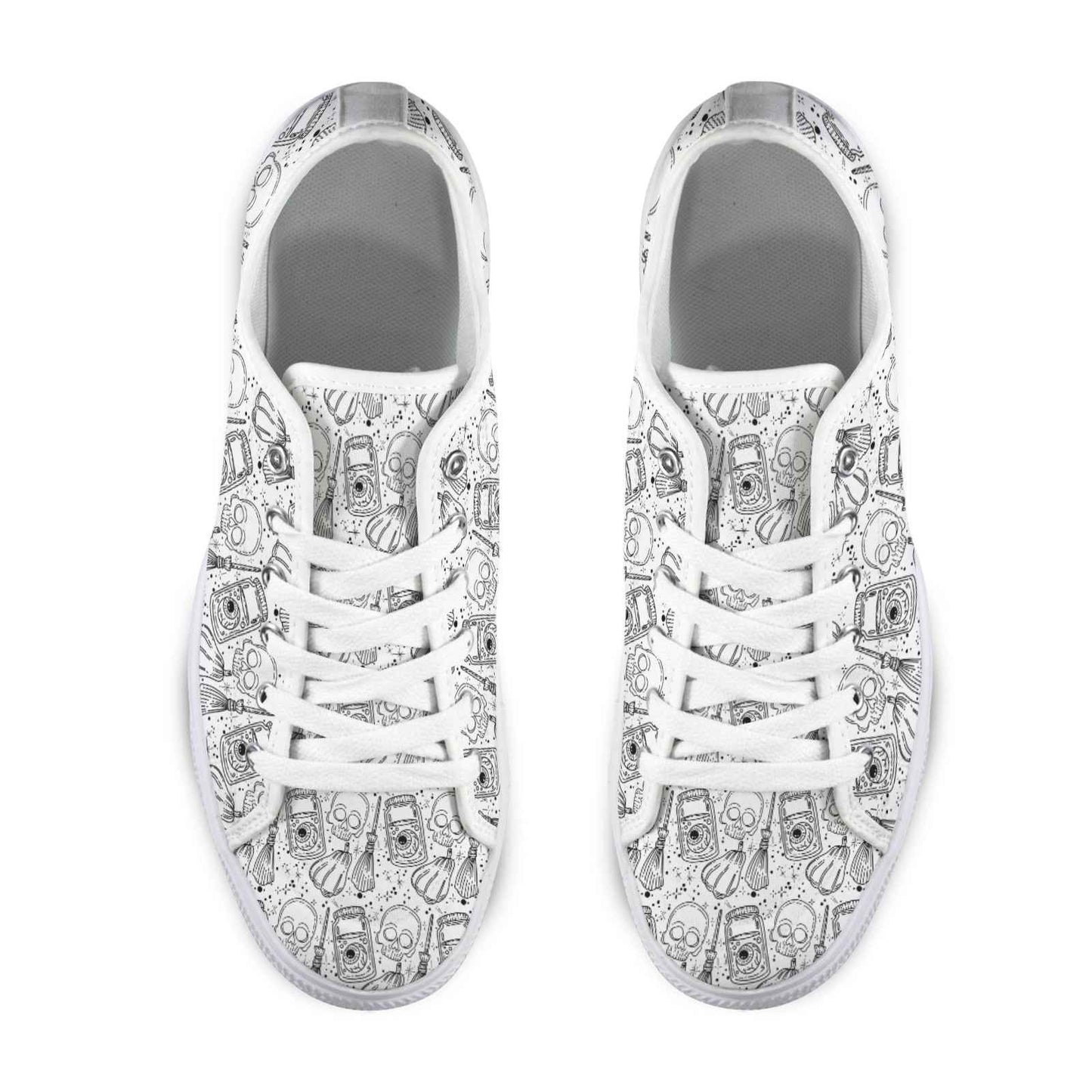 Seattle Low Top Men's Shoes With Abstract Design