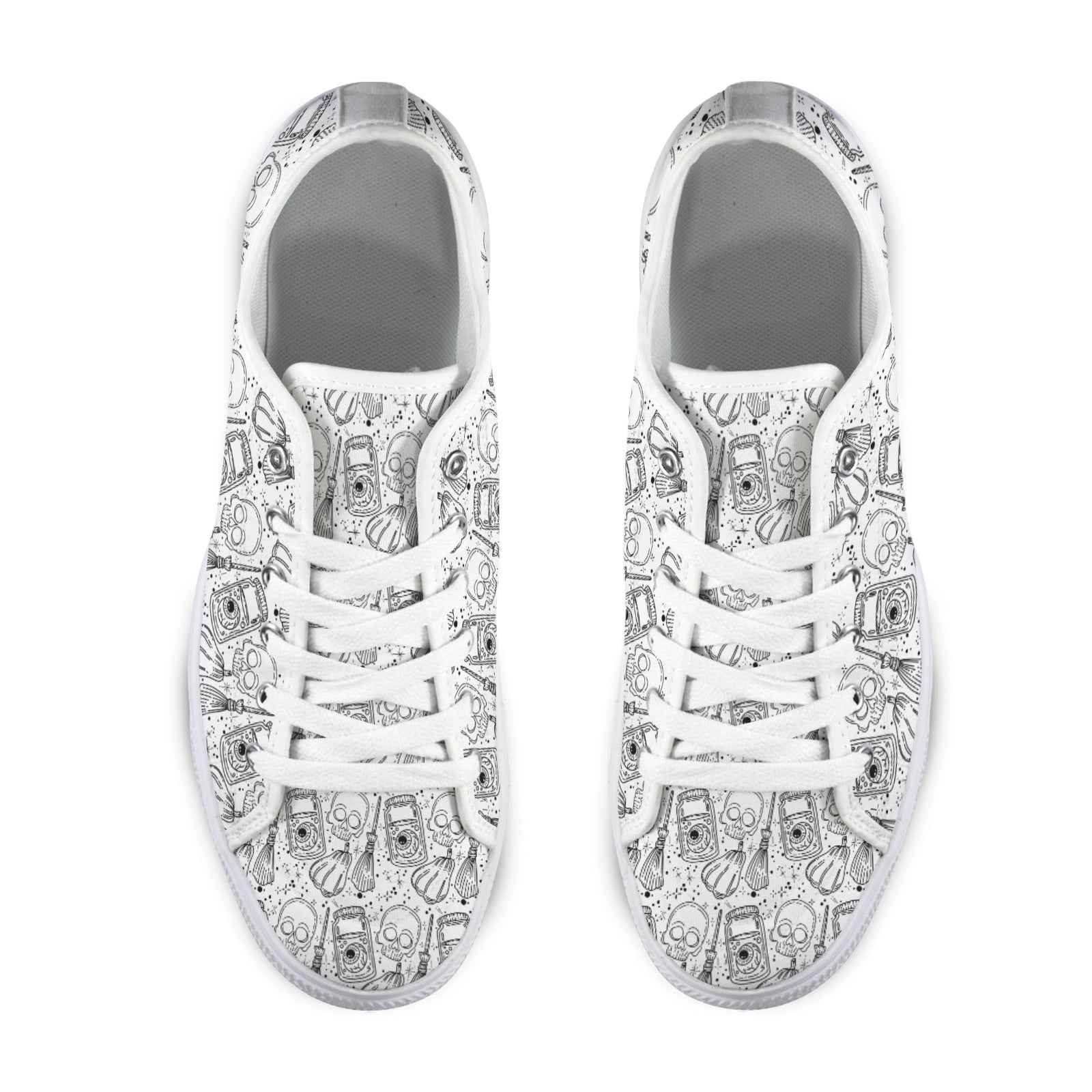 Seattle Low Top Men's Shoes With Abstract Design