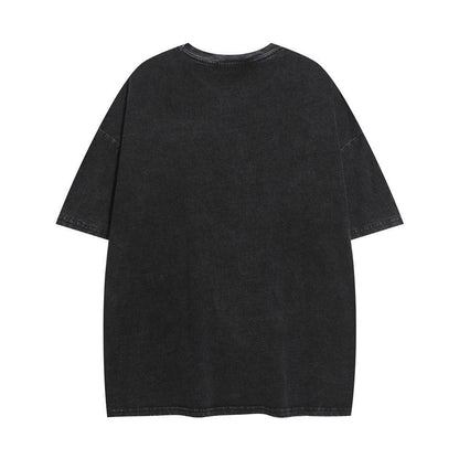 Punk Letter Print Short-sleeve T-shirt For Men MuddyStock