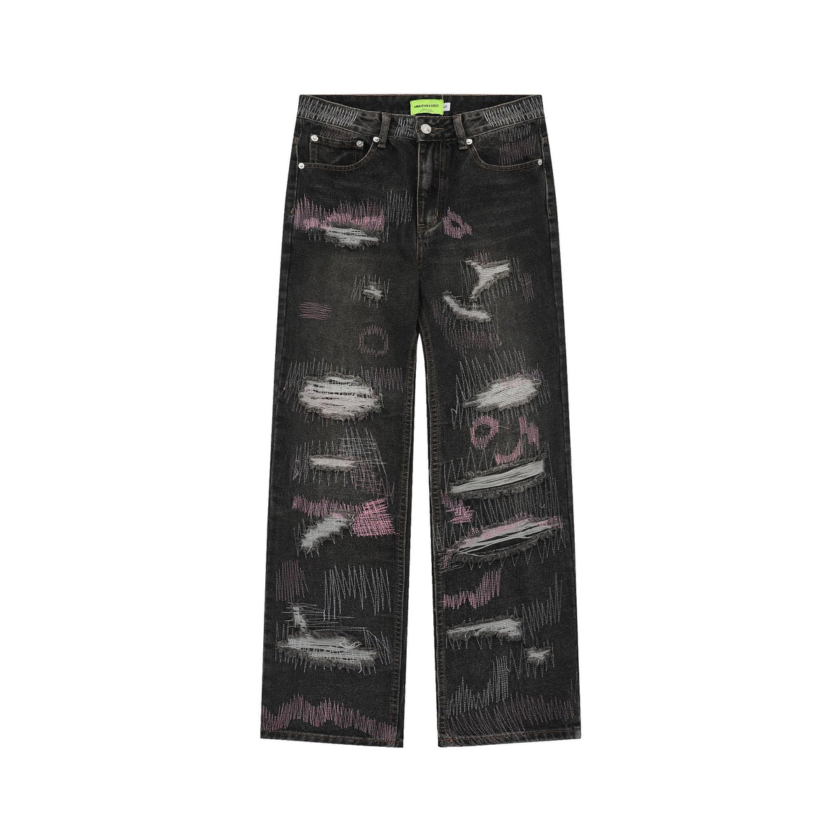 Men's Straight Jeans With Holes All Products