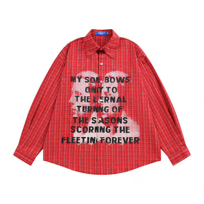 Men's Loose Fit Hip Hop Casual Long Sleeve Shirt | MuddyStock Originals