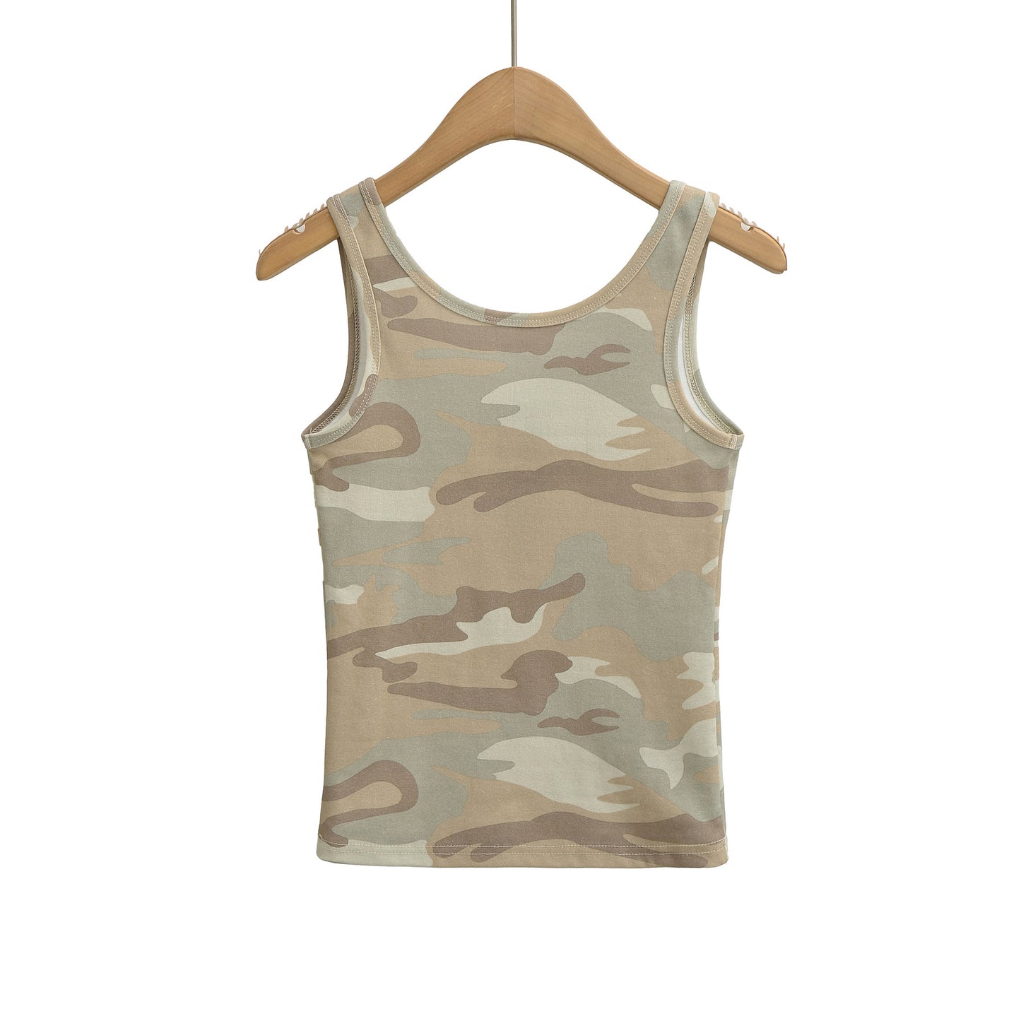 Camouflage slim fit button sleeveless vest for women | MuddyStock Originals eprolo