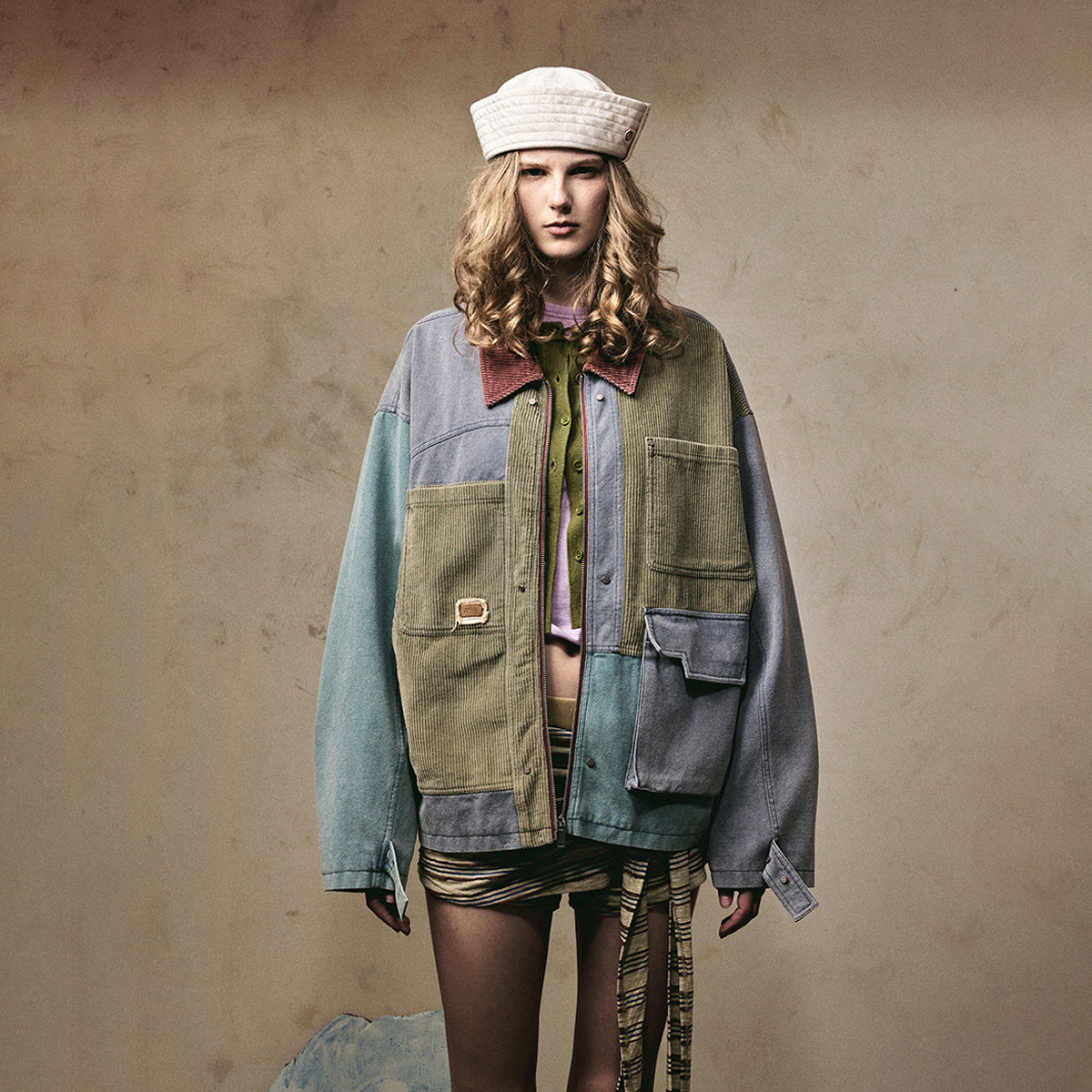 Color blocked workwear jacket for women | MuddyStock Originals