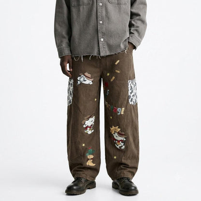 Men's Loose Casual Stylish Wide Leg Pants | MuddyStock Originals