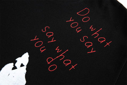 Fashion Letter Print Short-sleeve T-shirt For Men And Women MuddyStock
