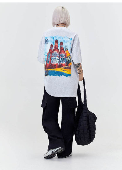 Street Women's Wear Spoof Beer Vintage T-shirt MuddyStock