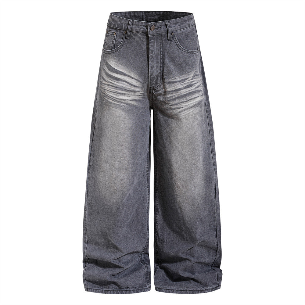 Make old wide leg jeans