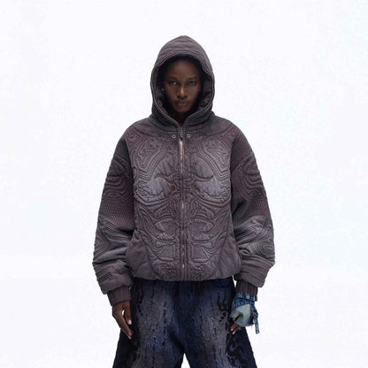 Pre-Washed Distressed Hoodie For Men And Women null